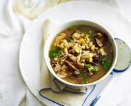 Рецепты супов, щей и рассольников на курином бульоне с перловкой